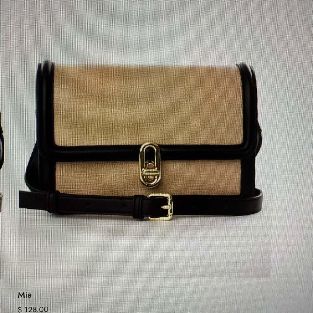 Jules Kae Black and Tan Women's Bag - Picture 1 of 6